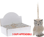 OFFERTA 3 GUFO APPENDIBILE 7CM