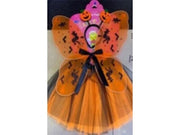 SET PER MASCHERARSI DA STREGA VESTITO ARANCIONE