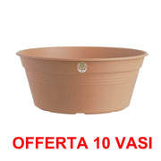 OFFERTA 10 VASO PER BULBI GREEN BASICS BOWL 33CM MILD TERRA
