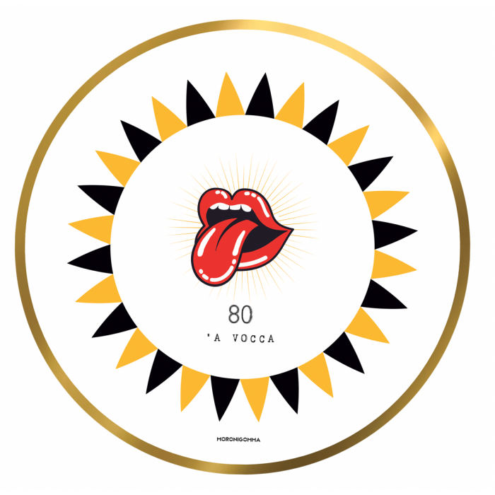 TOVAGLIETTA LA SMORFIA NAPOLETANA 80 DIAM.39CM