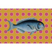 Tovaglietta All'Americana Fish Blu 44x30 cm - immagine 1
