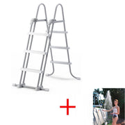 OFFERTA SCALETTA PISCINA 91-107CM GRADINI REMOVIBILI + DOCCIA PER SCALETTA