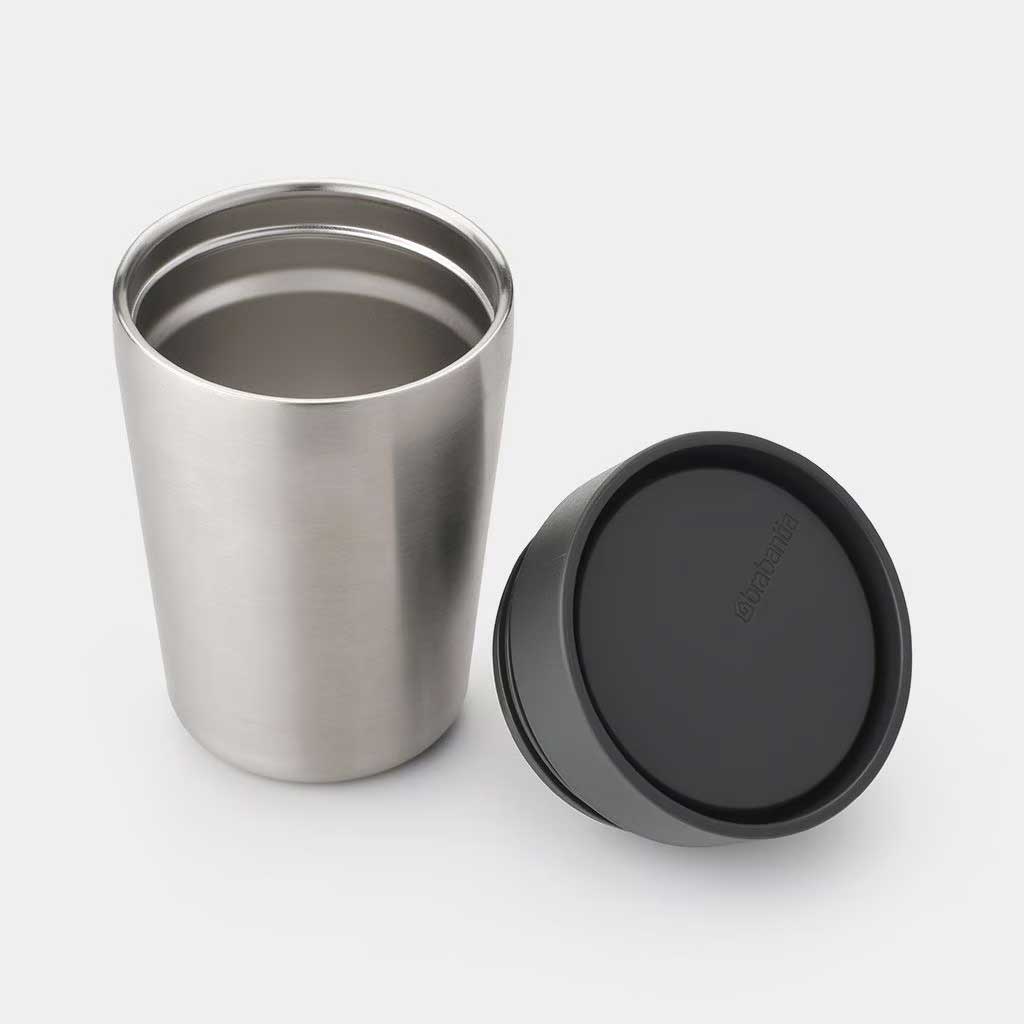 MAKE & TAKE BICCHIERE TERMICO 0,2CL DARK GREY