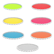 PIATTO PER TORTA DOTTY ROTONDO D.20CM COLORE A SCELTA