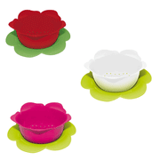 SET SCOLAPASTA ROSA CON PIATTO D.16.5 CM COLORE A SCELTA