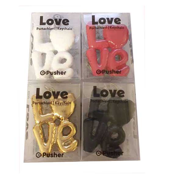 PORTACHIAVI LOVE COLORI ASSORTITI