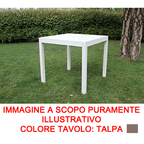 TAVOLO DA ESTERNO CUBA 80X80 CM