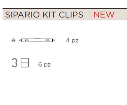 SIPARIO KIT CLIPS