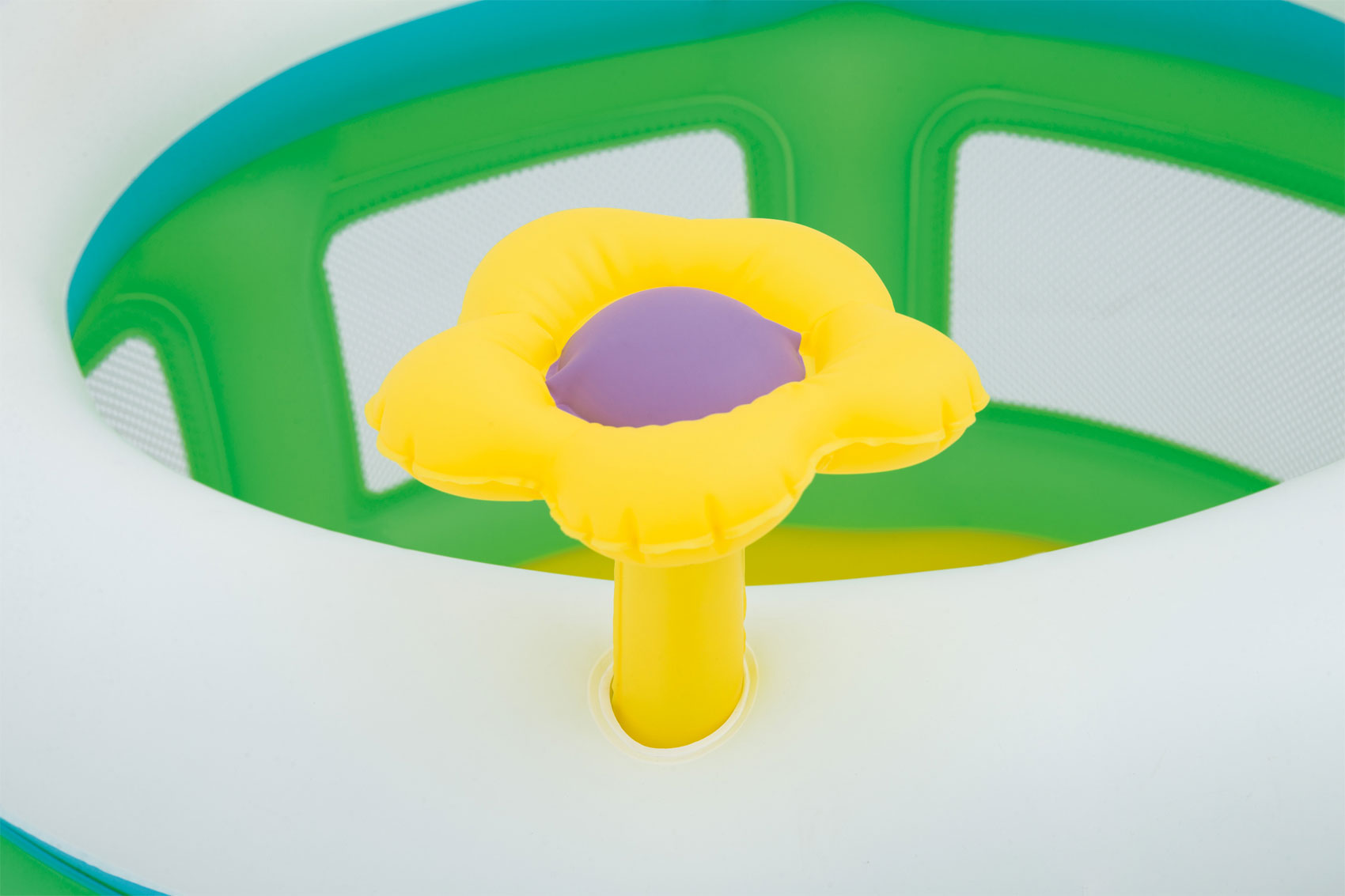 BOX GIOCO GONFIABILE PER BAMBINI ARCOBALENO 109X104CM