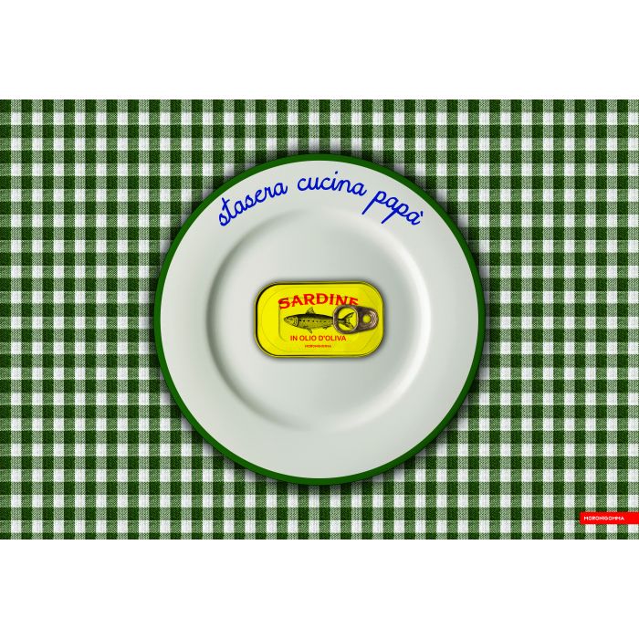 TOVAGLIETTA STASERA CUCINA PAPA' 30X44 CM
