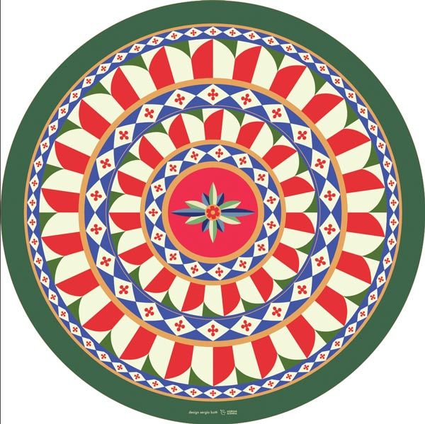 TOVAGLIETTA TONDA CALTANISSETTA DIAM.35CM