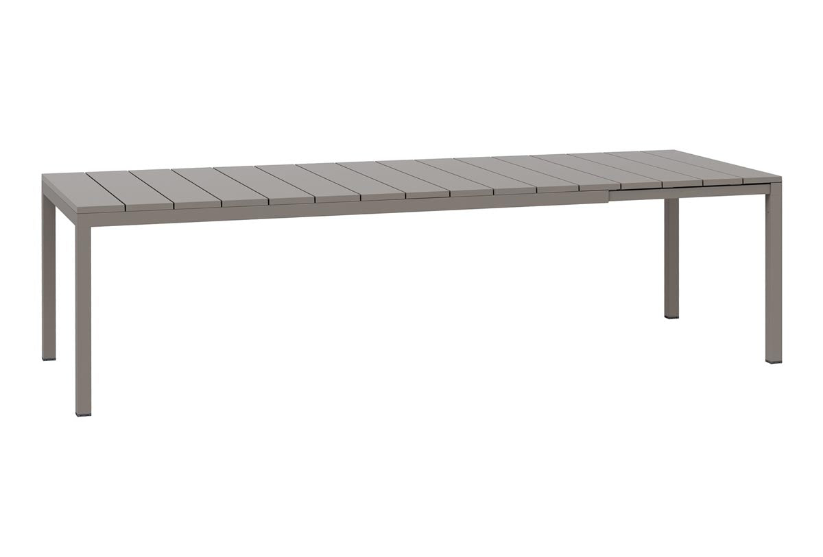 OFFERTA TAVOLO RIO ALLUNGABILE 140/210CM +6 POLTRONE NET TORTORA
