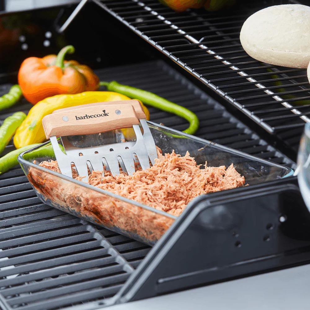 SET 2 ARTIGLI DA CARNE ACCIAIO INOX FSC