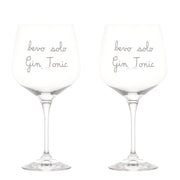 Set 2 calici cocktail Bevo solo gin tonic 82cl 21cm x 11cm Simple Day