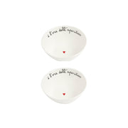 Set 2 coppette "È l'Ora dell'Aperitivo" 15.5x6.3cm