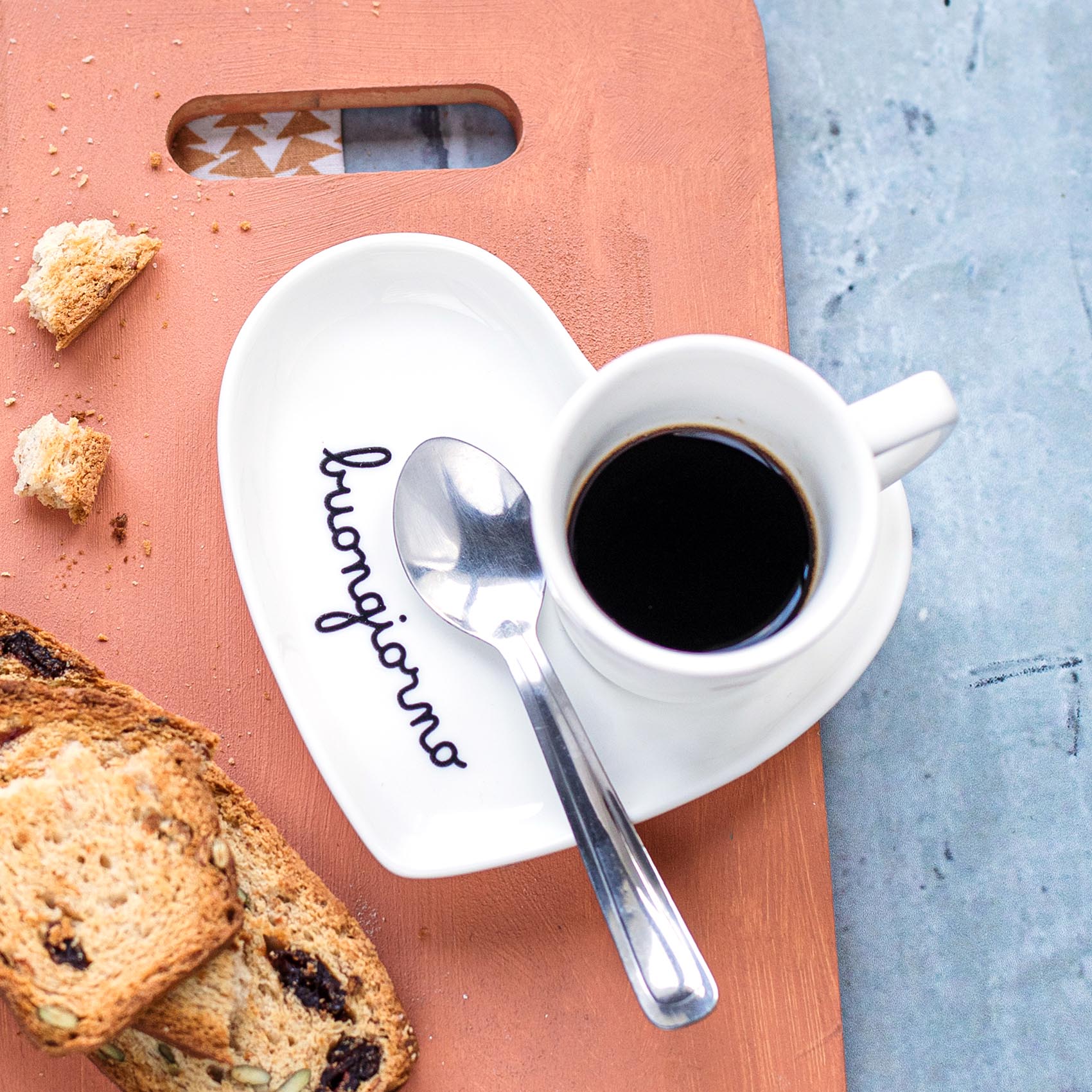 Set 2 Tazzine Espresso con Piattino 100ml Buongiorno Simple Day