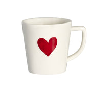 Set 2 tazzine espresso D5.5 H6cm Cuore rosso Simple Day