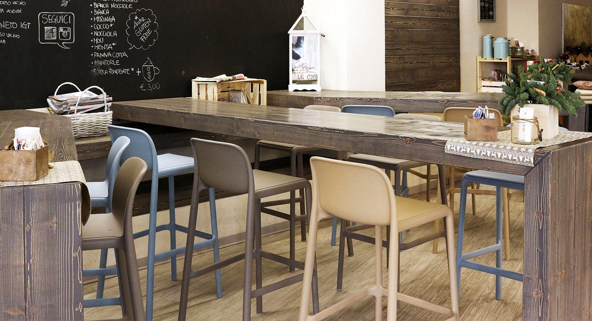 SGABELLO MINI FARO POLIPROPILENE FIBER GLASS