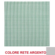 RETE QUADRA 5MM ARGENTO VENDITA AL METRO