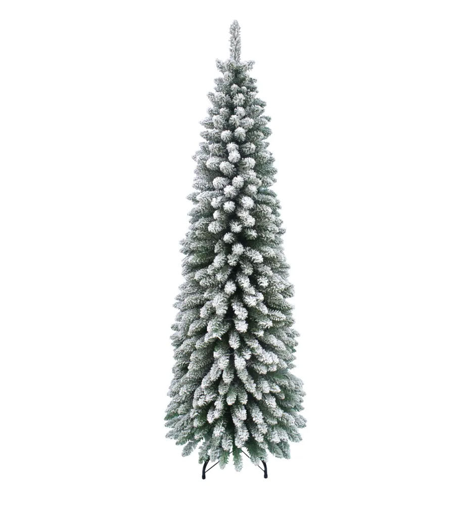 ALBERO DI NATALE 150CM SLIM TOSCANA INNEVATO
