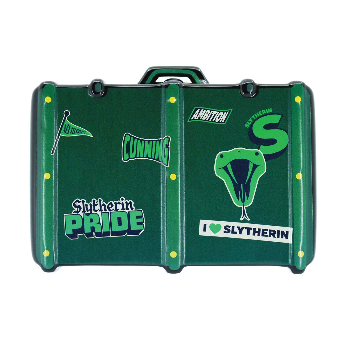 Valigia salvadanaio Serpeverde 11,5cm Verde Harry Potter