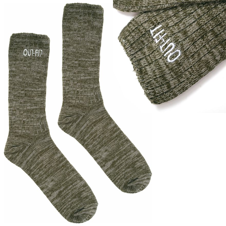 CALZETTONE OUTFIT OLIVA 40/45