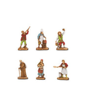 6 SOGGETTI NAPOLETANI IN MINIATURA 3,5CM