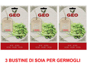 3 CONFEZIONI DI SEMI BIO DI SOIA PER GERMOGLI 90GR