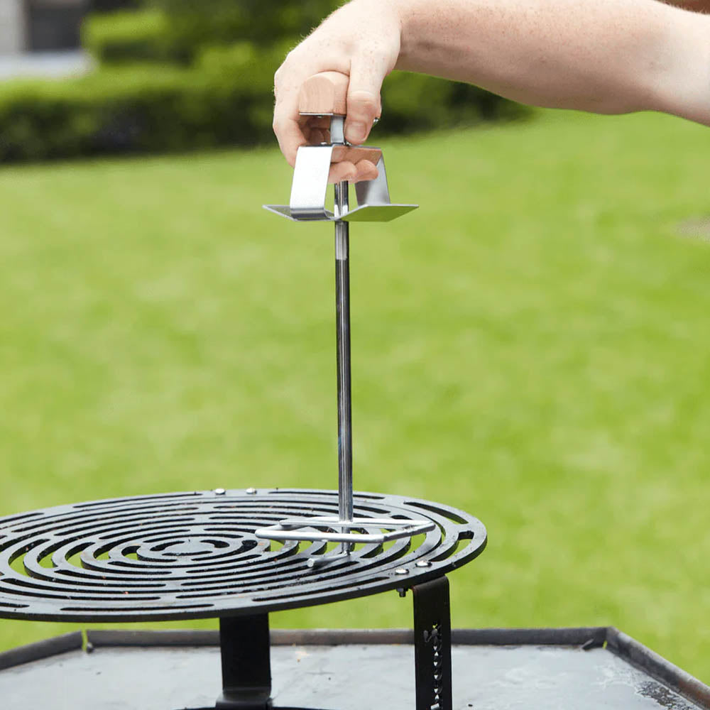 SOLLEVATORE GRIGLIA ACCIAIO INOX FSC