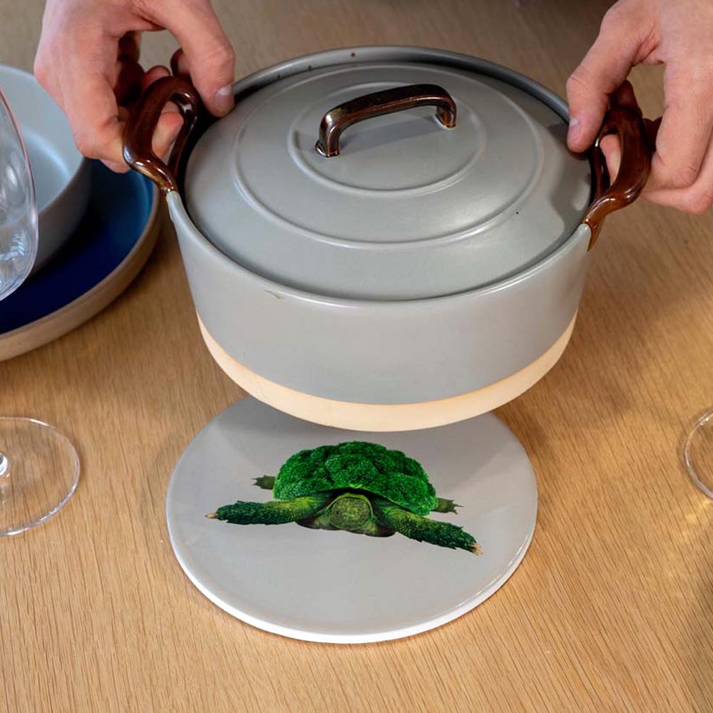 SOTTOPENTOLA IN CERAMICA Ø18CM TARTARUGA