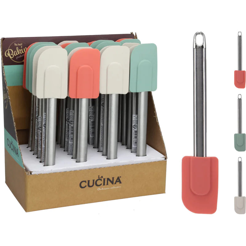 SPATOLA DA CUCINA IN SILICONE 24CM COLORE ASSORTITO