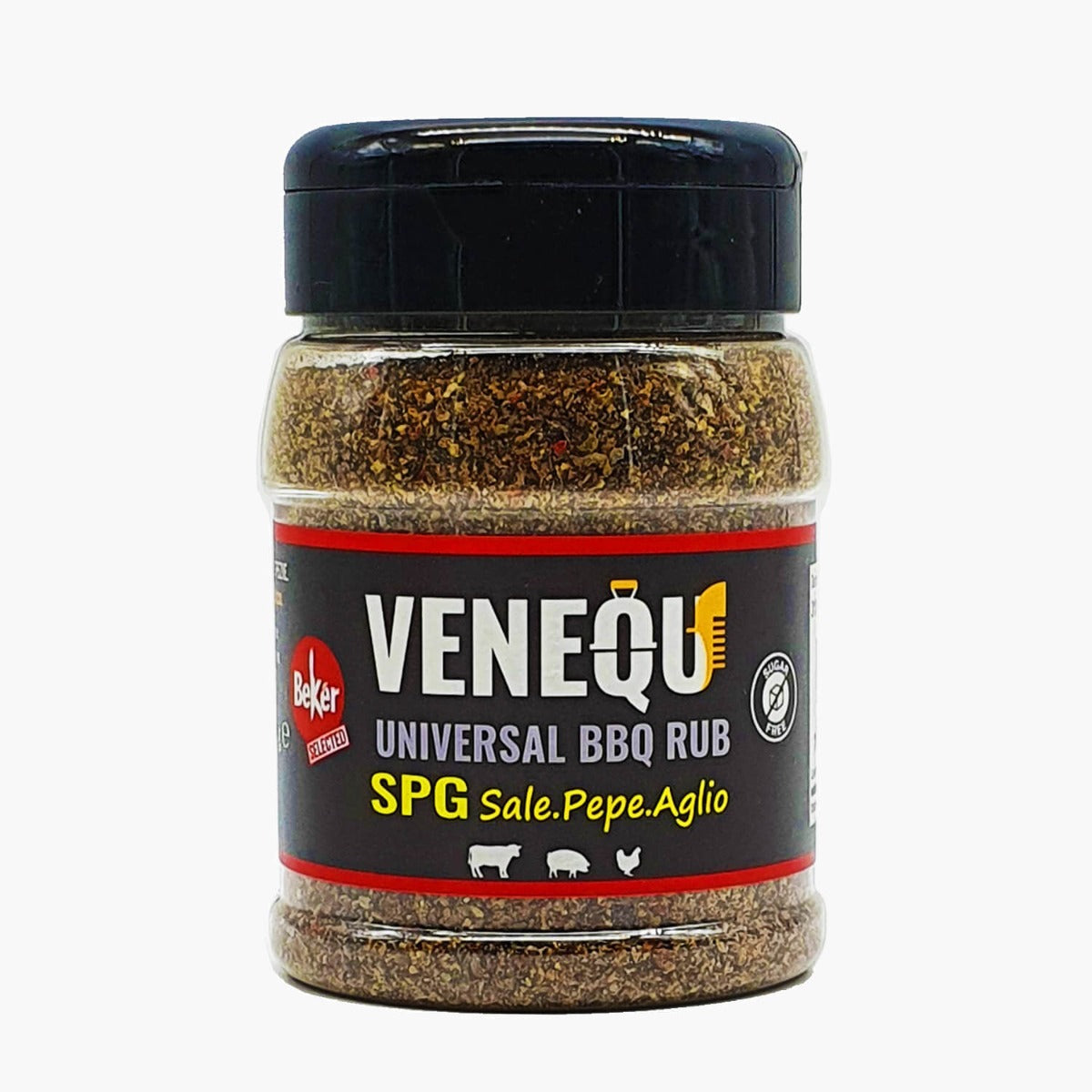 MIX SALE/PEPE/AGLIO SPG BBQ RUB 150GR UNIVERSALE