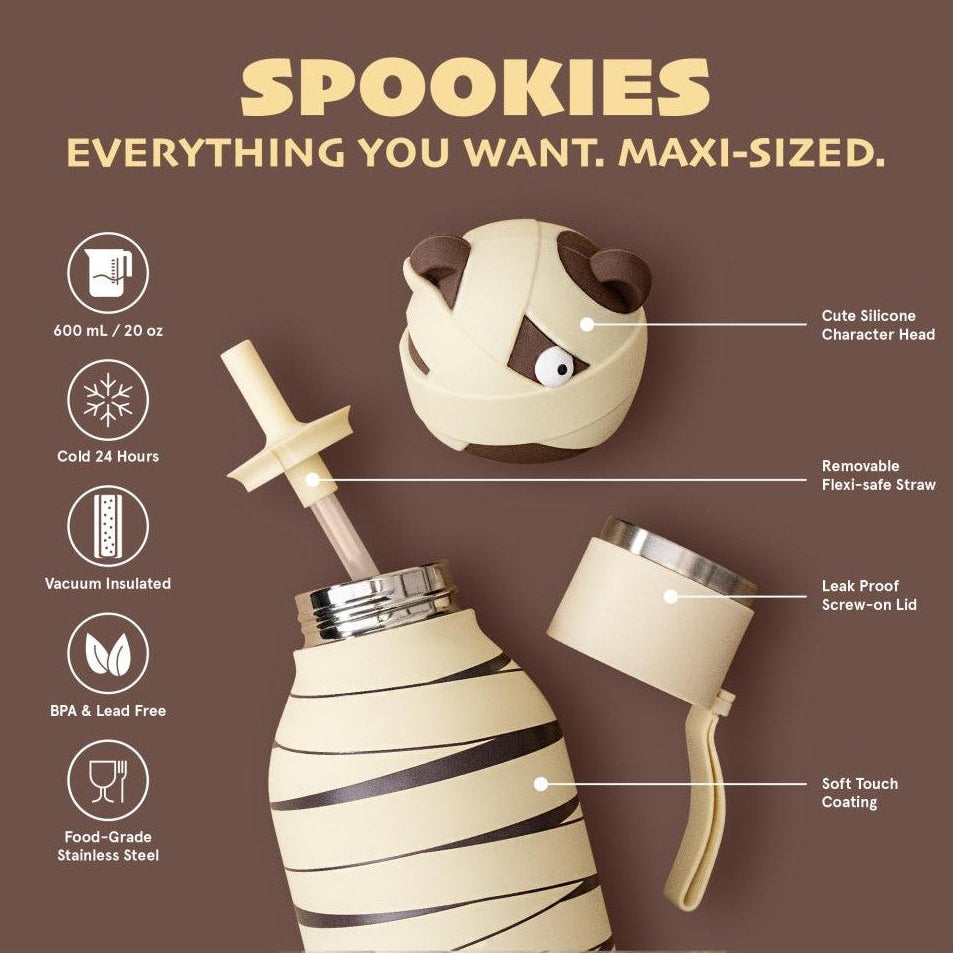 Borraccia termica Spookie The Mummified Bear 600 ml - immagine 3