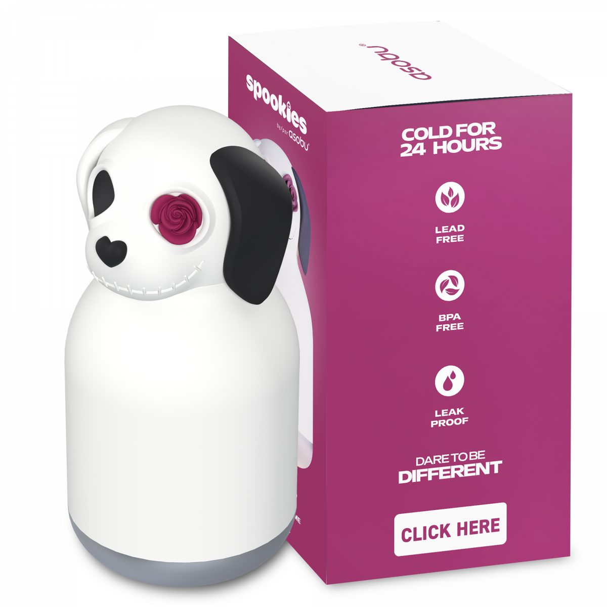 Borraccia Termica Cane Spookie The Undead Dog 600ml - immagine 1