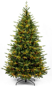 ALBERO DI NATALE CON 3200 LED, SPRYWW, 210CM, VERDE