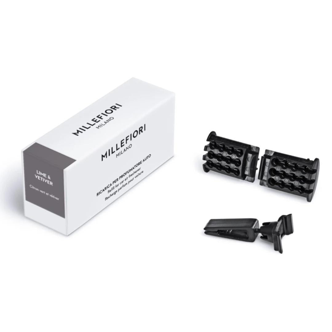 Ricarica Profumatore Auto Car Icon Lime e Vetiver 1pz Millefiori Milano