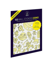 STICKERS DA MURO FLUORESCENTI COSMO