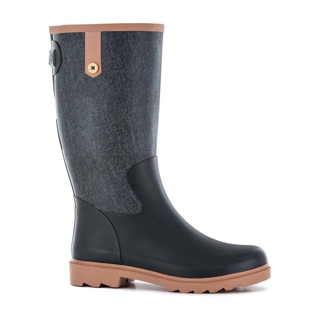 STIVALE DA GIARDINO TG.40 DONNA NERO JEANS PHOENIX