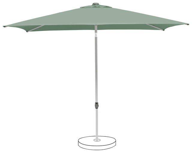 Ombrellone Pop Up 250x200cm Frost Green 023 Glatz
