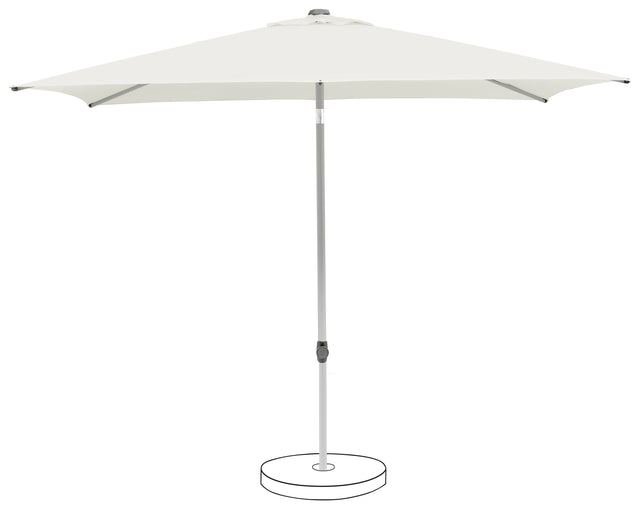 Ombrellone Pop Up 250x200cm Sand White Glatz