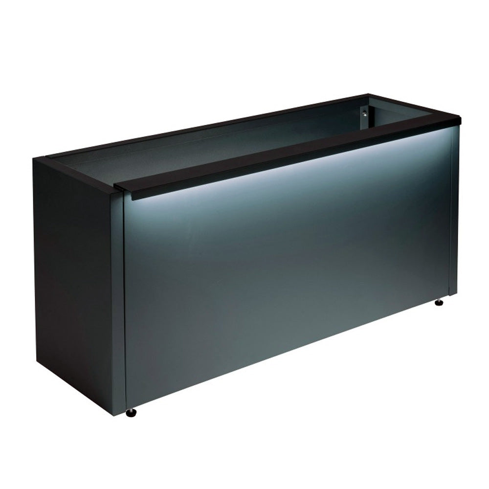 SUPPORTO MAGNETICO PER LUCI ANTRACITE PER FIORIERE DA 100CM