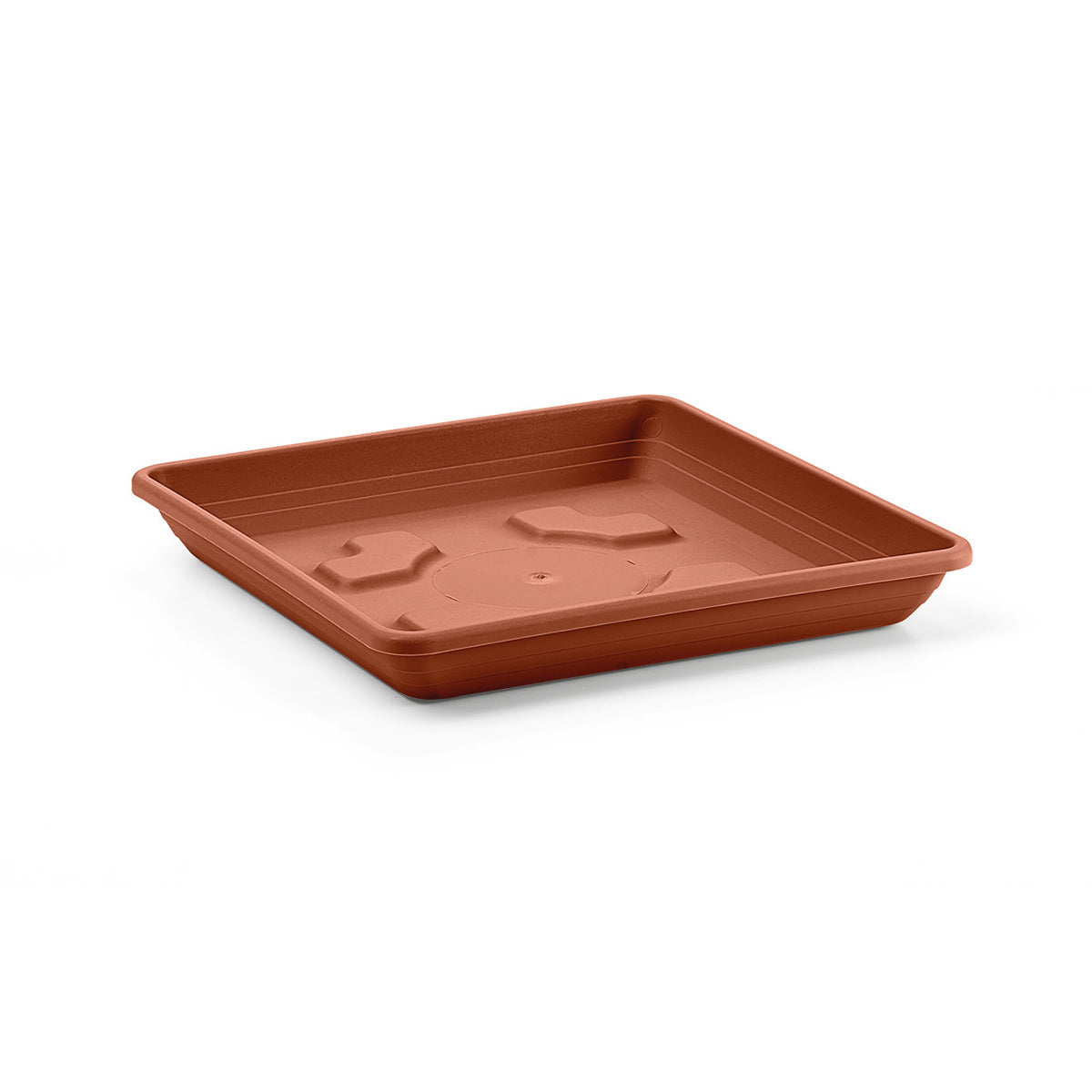 SOTTOVASO QUADRATO 30CM 60% RICICLABILE TERRACOTTA