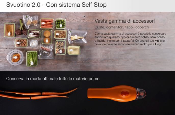 SET SVUOTINO COLOR MANGO+10 BUSTE+CONTENITORE+TAPPO