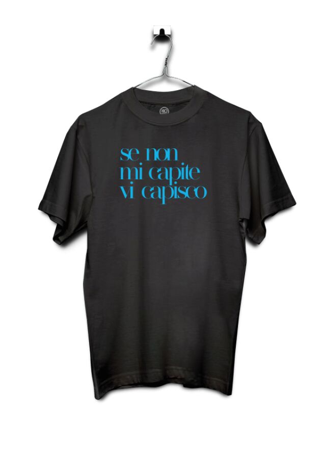 T-SHIRT SE NON MI CAPITE M UNISEX 100% COTONE