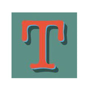 TAZZINA IN CERAMICA 12CL LETTERA T GREEN MATT