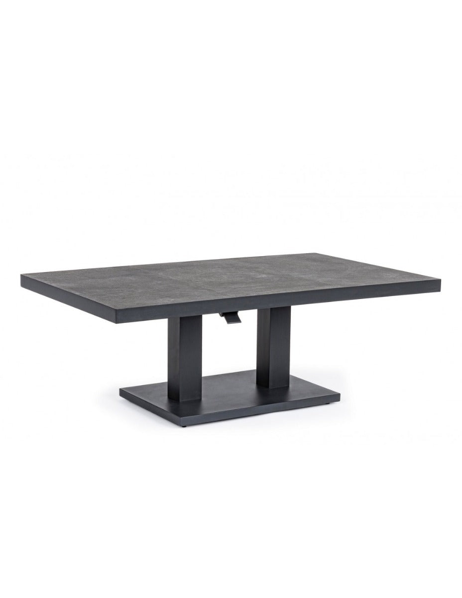 SALOTTO KLEDI DIVANO 2 POSTI + 2 POLTRONE + TAVOLINO ANTRACITE