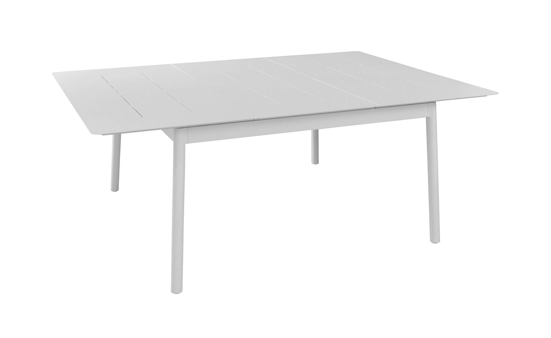 OFFERTA TAVOLO DUBLINO ALLUNGABILE 140/200X140 BIANCO +8 POLTRONE DELIA SABBIA