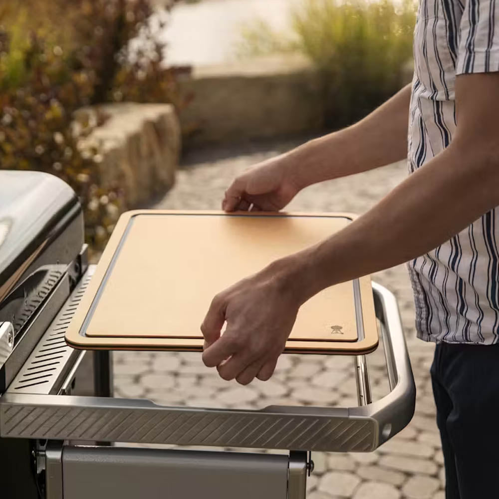 TAGLIERE DA INCASSO PER RIPIANO LATERALE BARBECUE WEBER WORKS