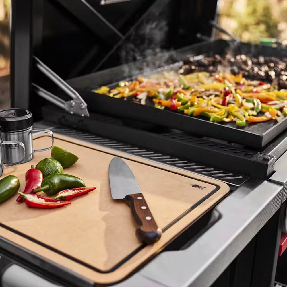 TAGLIERE DA INCASSO PER RIPIANO LATERALE BARBECUE WEBER WORKS
