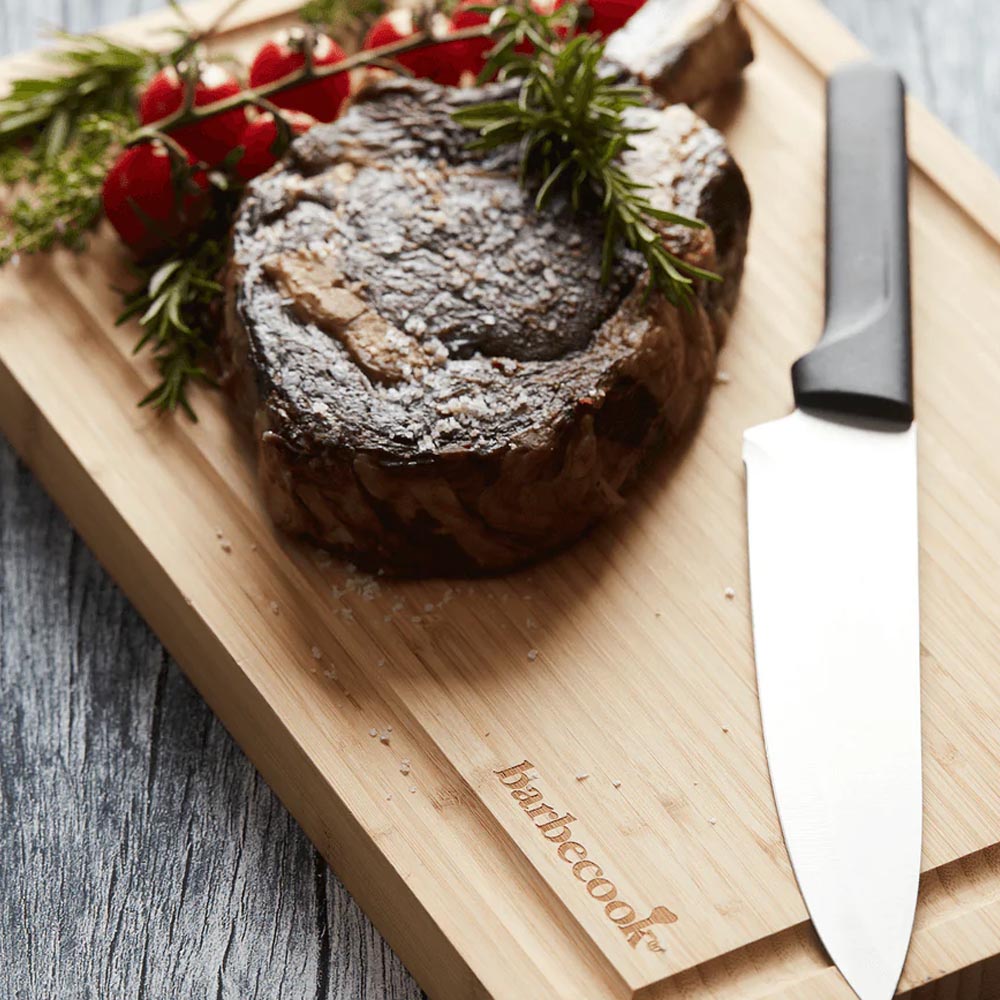 TAGLIERE IN BAMBU' CON SCANALATURA 40X30X3CM FSC